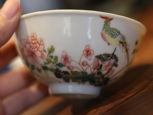 80s JingDeZhen Exquisite Vintage Chinese Hand-Painted Porcelain Bowl,Home Decor,Antique Item,culture gift,special gift,Unique gift,Antiques