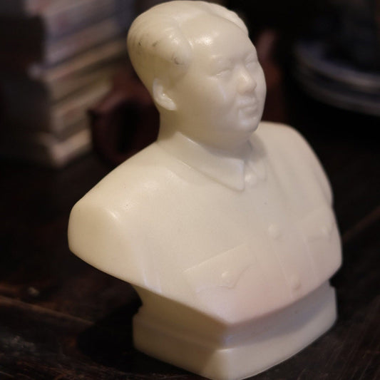 1970s Vintage Cultural Revolution Mao Zedong(Chairman Mao) Rubber Bust Statue